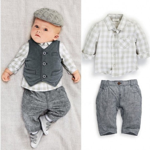 Baby Suit Gentleman Boys Clothing Set